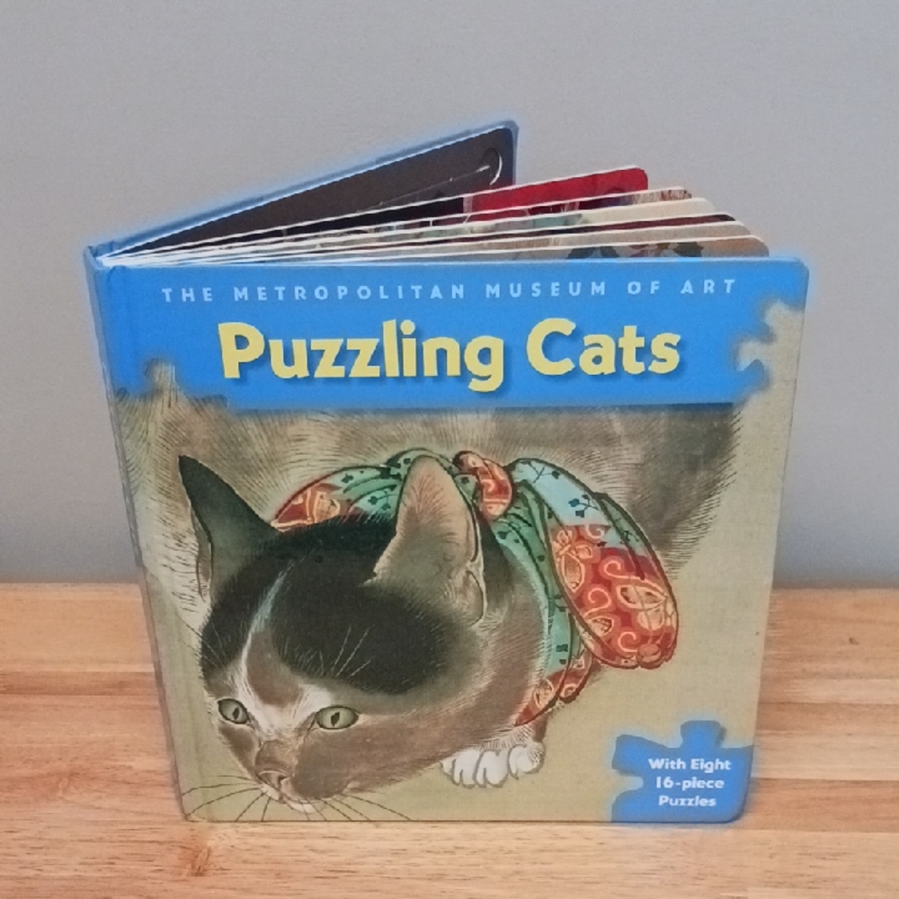 Hard Cover Puzzling Cats Illustration Puzzle Book The Met Museum Of Art